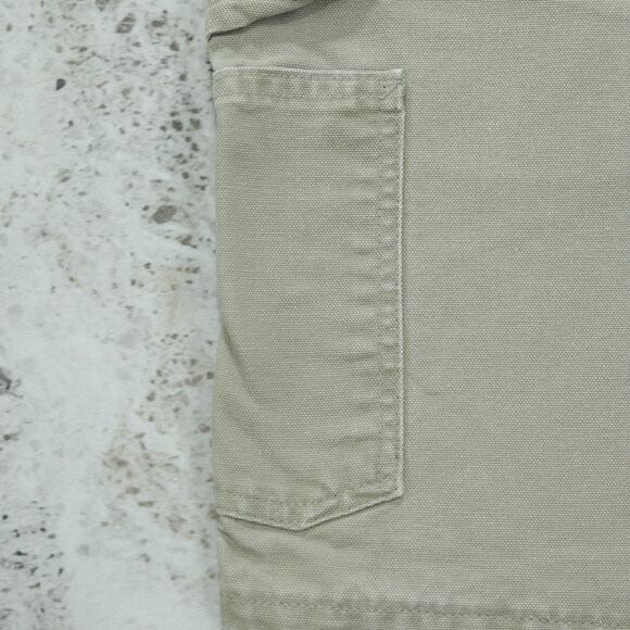 Vintage Y2K Carhartt B25 DES Desert Tan Carpenter Shorts 33x8.35 - Picture 5 of 13
